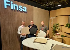 At the Finsa booth, among others, Ivo Smit, William Wondergem, and Lennert Sieling could be found. Together with their premium partner Maiburg, they showcased the newest additions: Bio MDF and the Studio Collection.